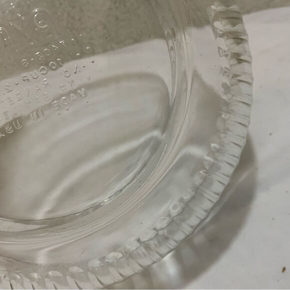 Pyrex 7403-S Ribbed Clear Glass Mixing Bowl 10 Cup 2.5L Capacity Made in USA - Picture 6 of 7